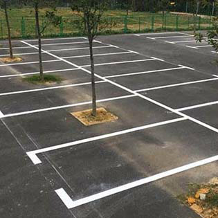 停車場道路標(biāo)志線劃線 專業(yè)施工